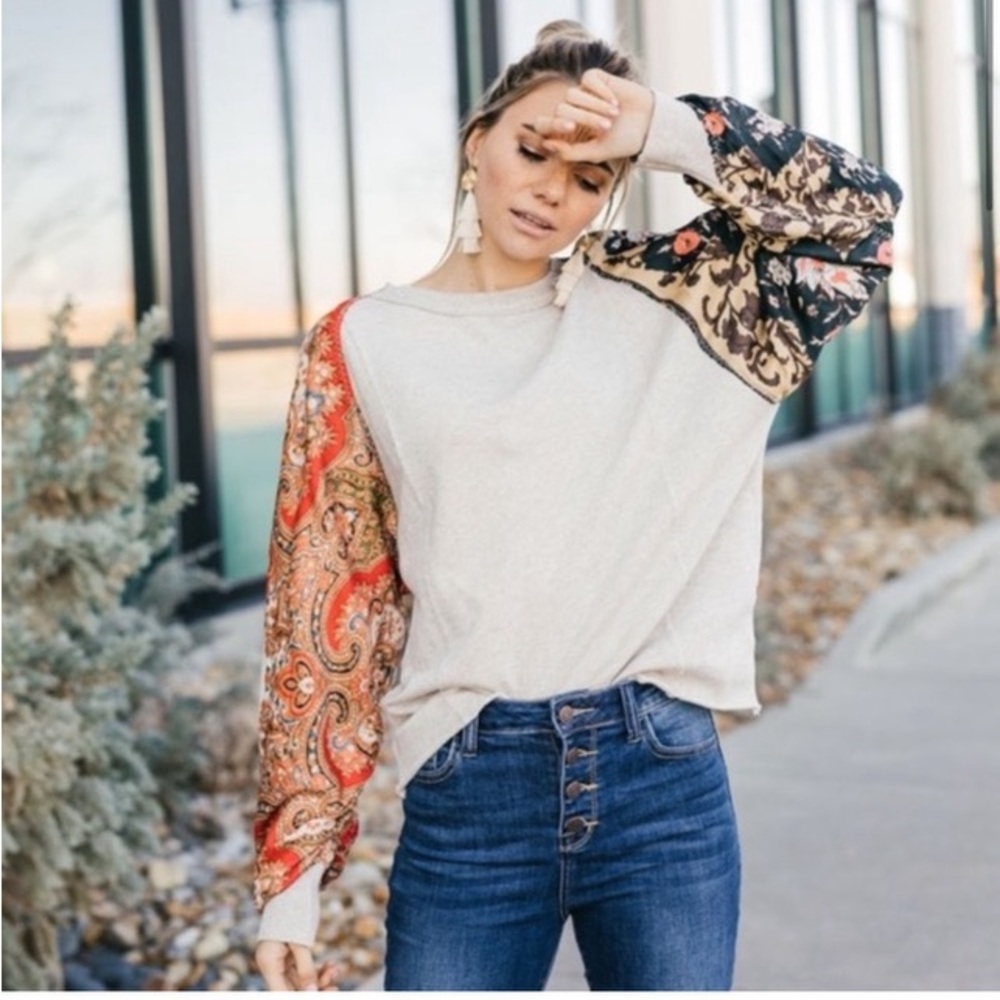 Free People Vintage Affair Pullover XS